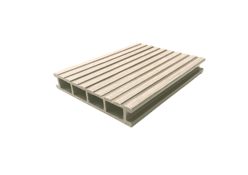 Террасная доска ECODECKING HIT из ДПК цвета Слоновая кость купить в Перми