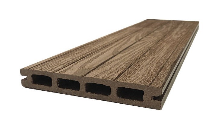 Доска террасная ДПК NanoWood «Lite» Derevo двусторонняя Шоколад купить в Перми