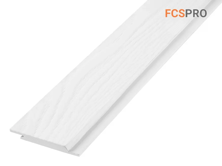 Фиброцементный сайдинг FCSPRO Click Shtil F01 (Белый минерал) купить в Перми