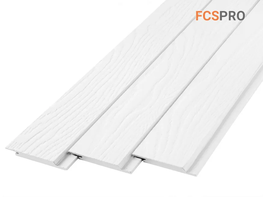 Фиброцементный сайдинг FCSPRO Click Shtil F01 (Белый минерал) купить в Перми