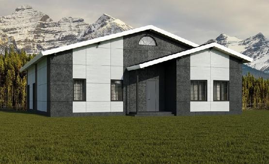 Фиброцементный сайдинг Roofas Board Stone Цвет Антрацит купить в Перми