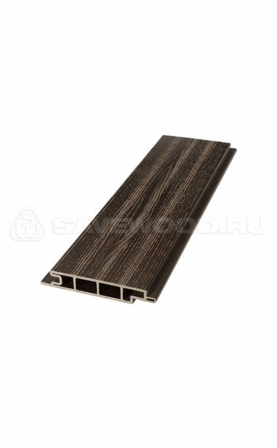Террасная доска ДПК SaveWood, SW Padus (R), Темно-коричневый купить в Перми