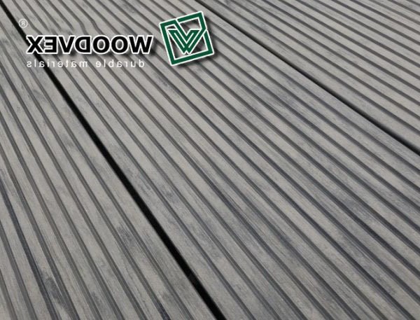 Террасная доска WOODVEX Select серого цвета &amp;quot;Дым&amp;quot; из ДПК купить в Перми