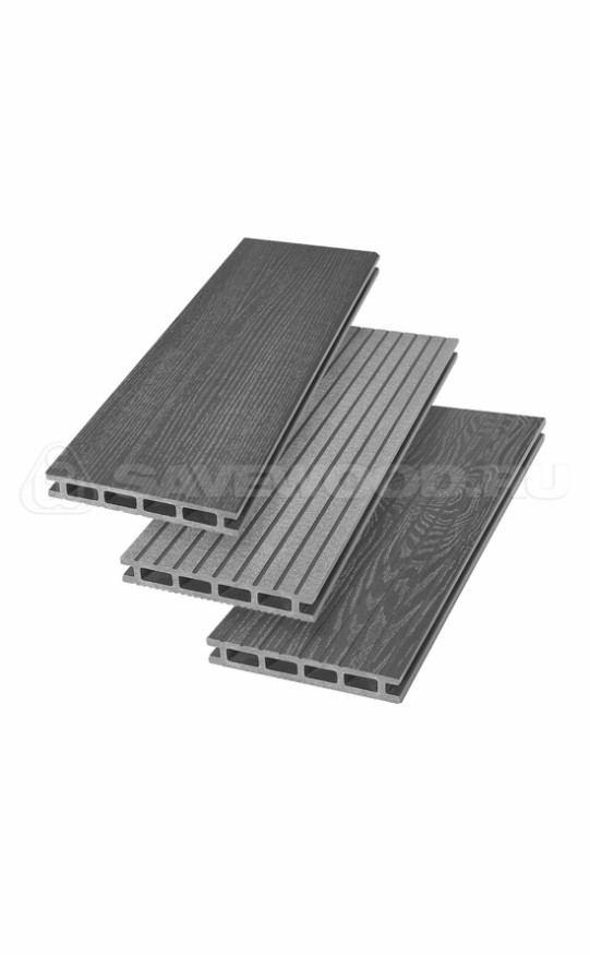 Террасная доска ДПК SaveWood, SW Carpinus (R), Графит купить в Перми