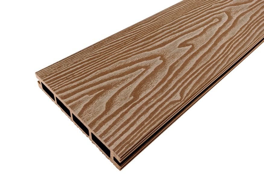 Террасная доска Holzhof, NauticPrime (Light) Esthetic Wood, Коричневый купить в Перми
