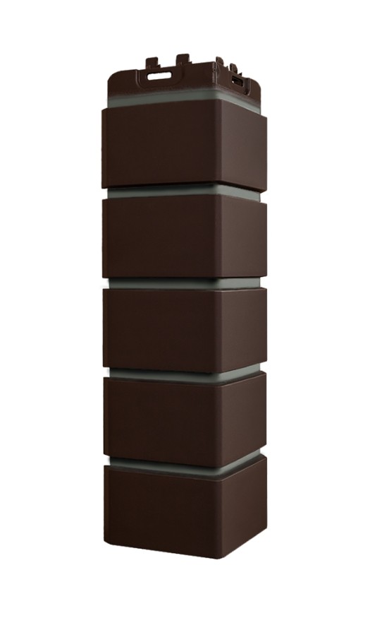 Угол Grand Line, Клинкерный кирпич Design, Цвет Шоколад. купить в Перми
