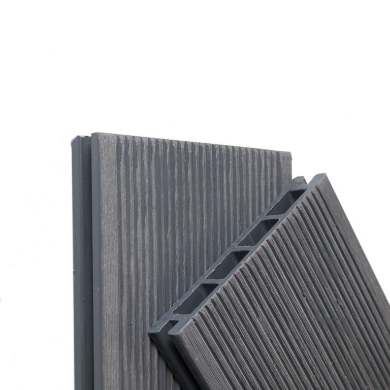 Террасная доска Экодекинг Титан 3D, Серый купить в Перми