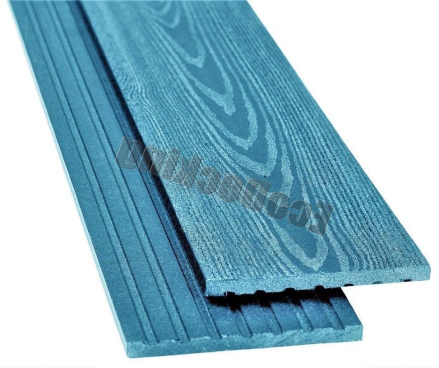 Заборная доска из ДПК ECODECKING с лазурным покрытием купить в Перми