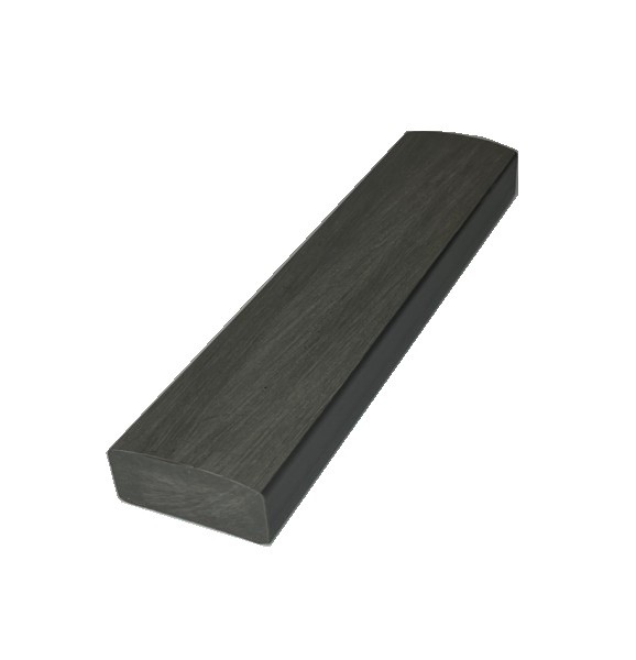 Лавочный брус Ecodecking Некст, графитовый, полнотелый с брашированной текстурой. купить в Перми