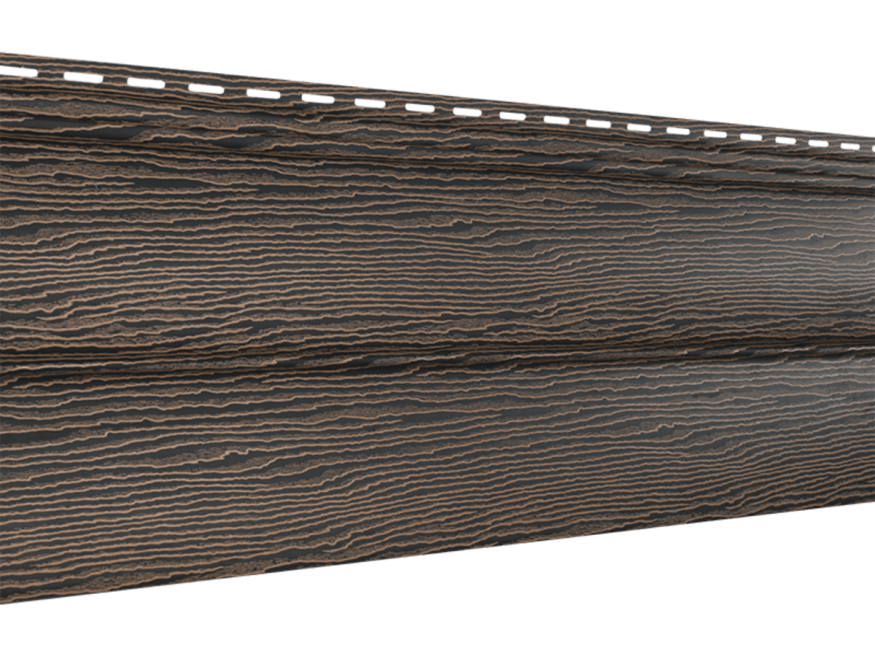 Виниловый сайдинг Ю-пласт, TimberBlock Дуб, Мореный. купить в Перми