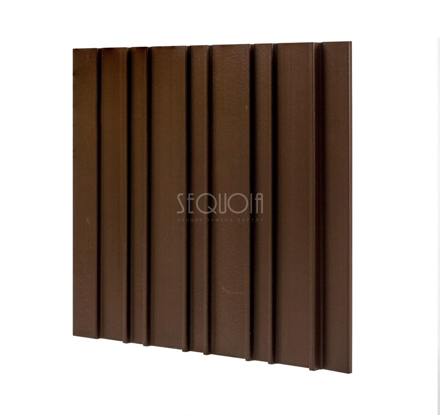 Доска фасадная SEQUOIA co-extrusion Коричневая купить в Перми