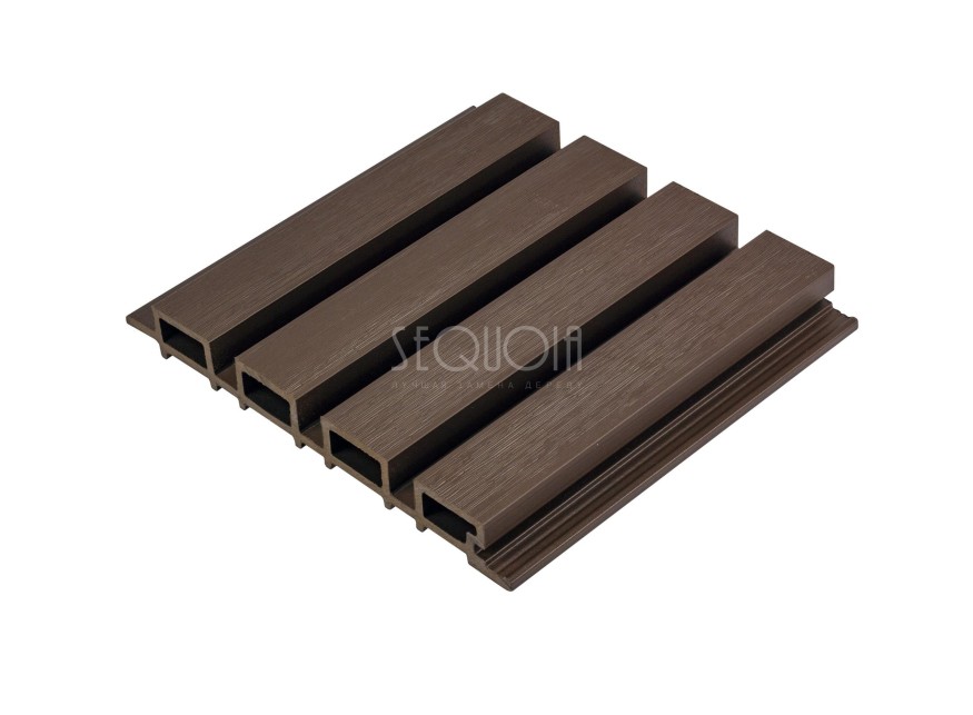 Доска фасадная SEQUOIA co-extrusion Коричневая купить в Перми
