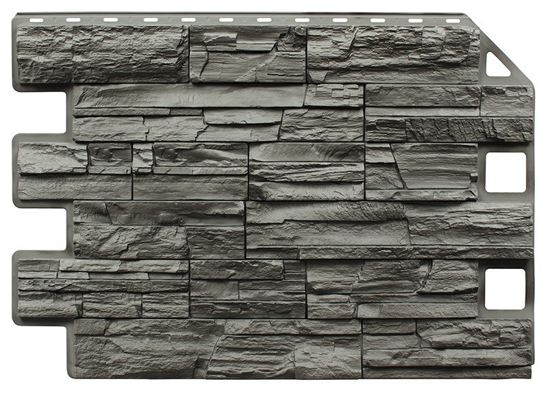 Фасадная панель Royal Stone, Скалистый камень, Квебек. купить в Перми