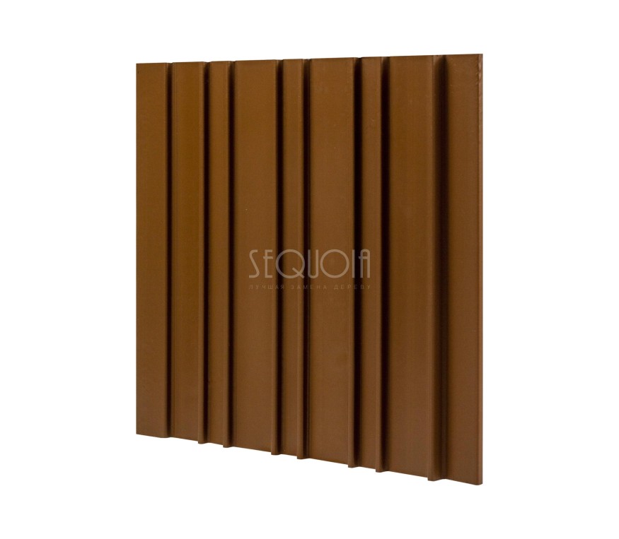 Доска фасадная SEQUOIA co-extrusion Светло-коричневая купить в Перми