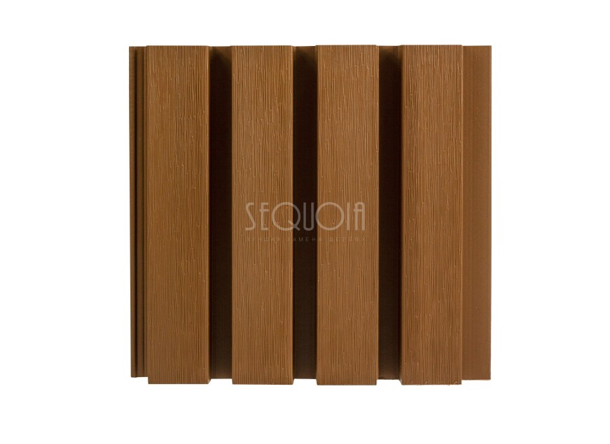 Доска фасадная SEQUOIA co-extrusion Светло-коричневая купить в Перми