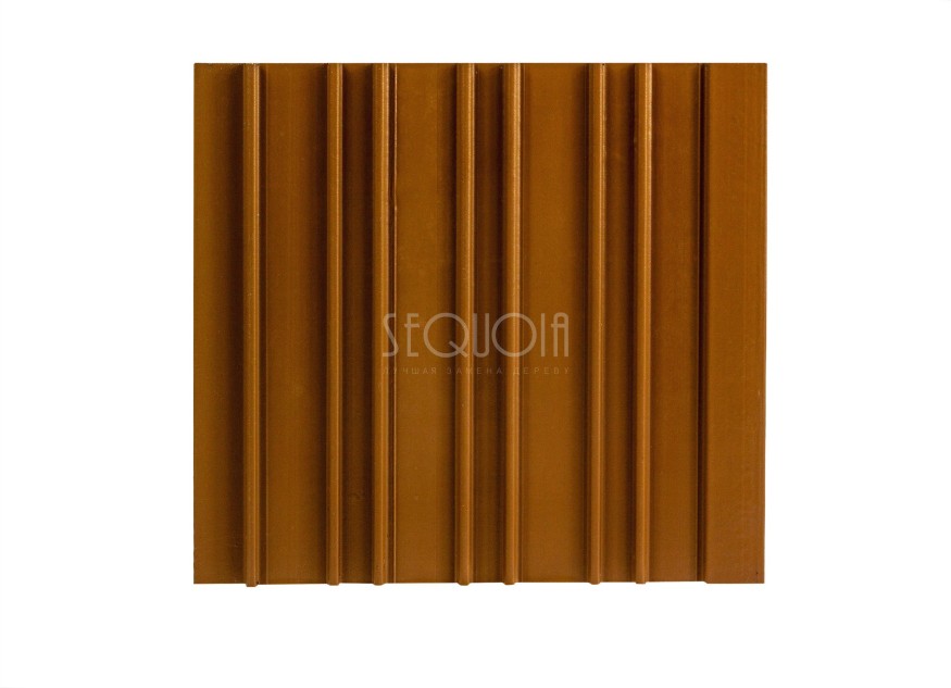 Доска фасадная SEQUOIA co-extrusion Светло-коричневая купить в Перми