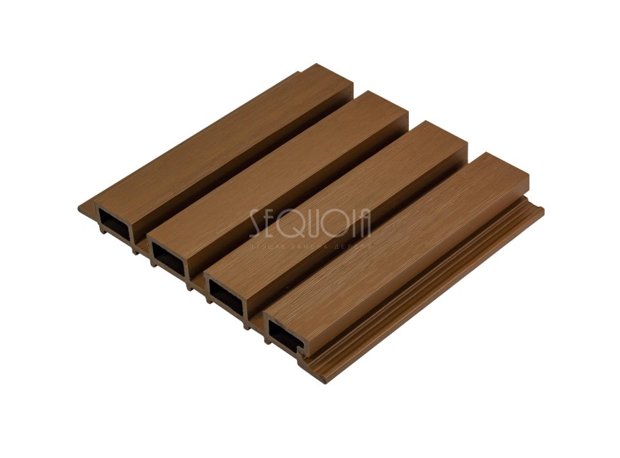Доска фасадная SEQUOIA co-extrusion Светло-коричневая купить в Перми