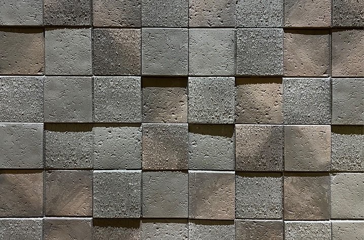Фиброцементные панели КАНЬОН коллекция 3D-МОЗАЙКА 45 купить в Перми