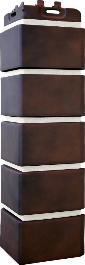 Угол наружный Grand Line, Клинкерный кирпич Design Plus, Кофе с белым швом купить в Перми