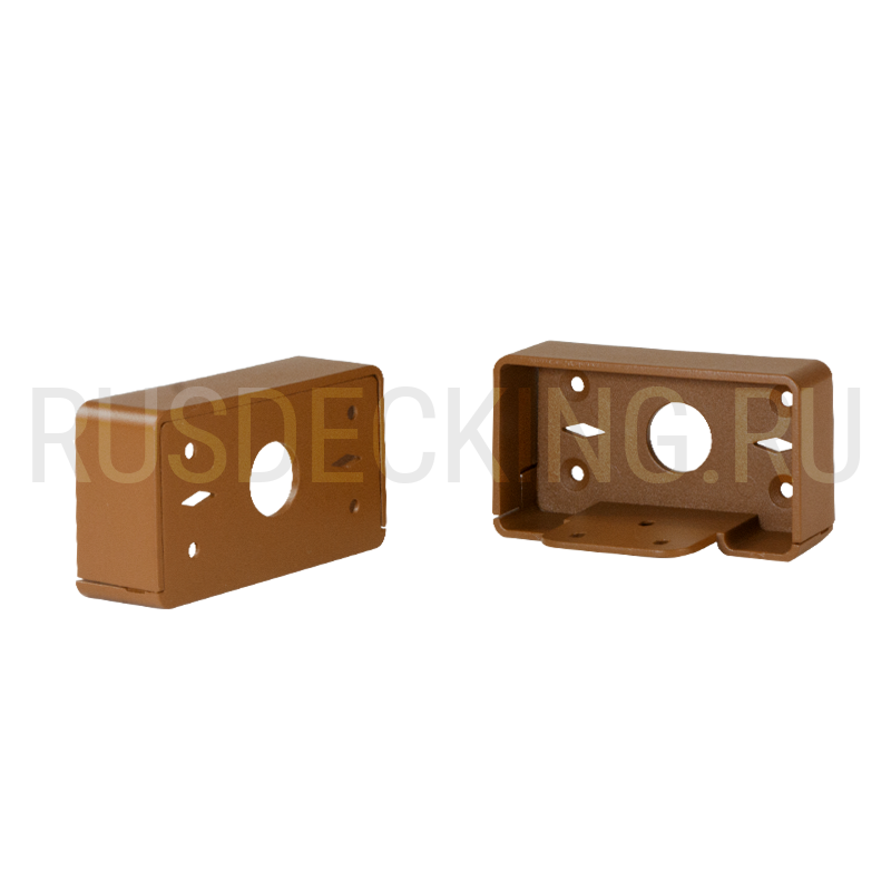 Комплект крепления перил прямое RusDecking Unodeck Орех купить в Перми