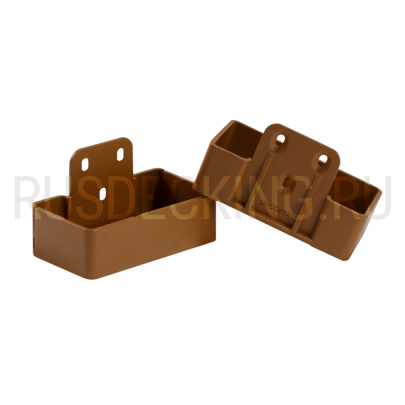 Комплект крепления перил прямое RusDecking Unodeck Орех купить в Перми
