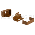 Комплект крепления перил прямое RusDecking Unodeck Орех купить в Перми
