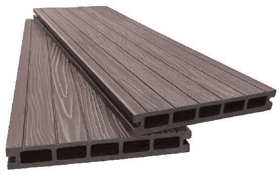 Террасная доска ДПК 3D AYTECHPLAS 160x22 шоколадная купить в Перми