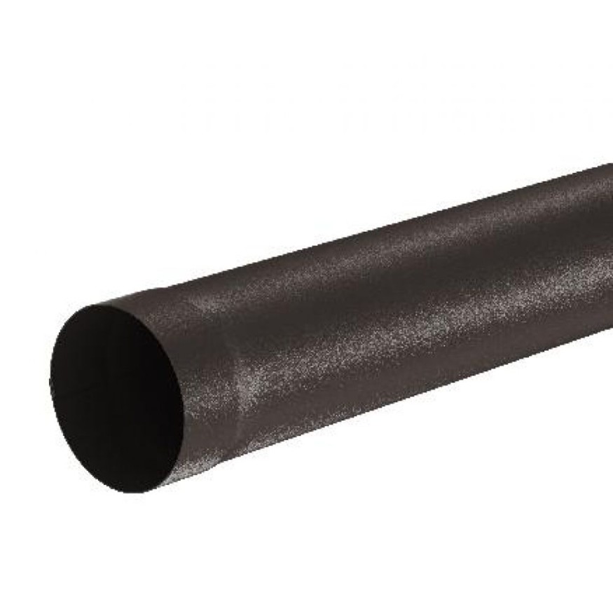 Водосточная труба Aquasystem RR 32, тёмно-коричневая матовая, 1.00 м, 150/100. купить в Перми