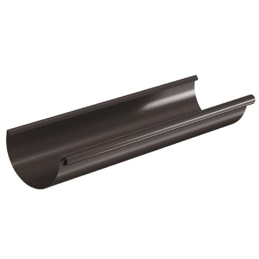Водосточный желоб Aquasystem RR 32, тёмно-коричневый, длина 3.00 м, размер 150/100. купить в Перми