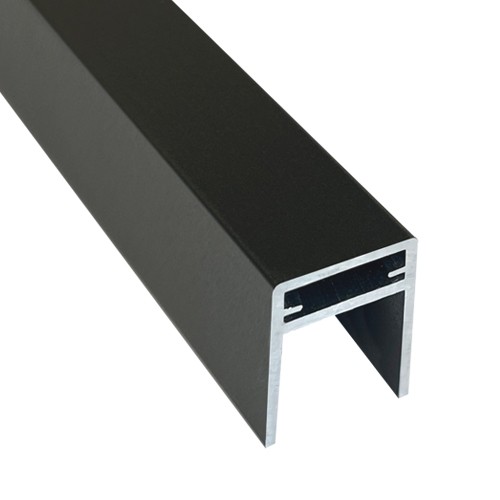 Алюминиевый П-профиль EasyDecking Черное дерево купить в Перми