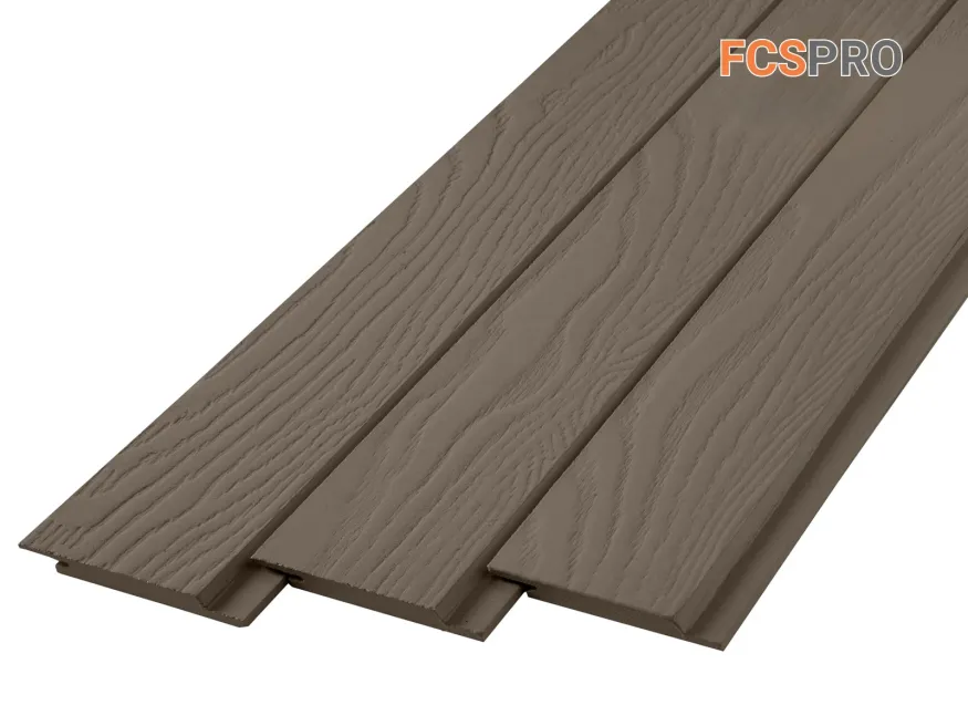 Фиброцементный сайдинг FCSPRO Click Shtil F64 (Серая глина) купить в Перми