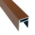 Алюминиевый П-профиль EasyDecking Коричневый купить в Перми