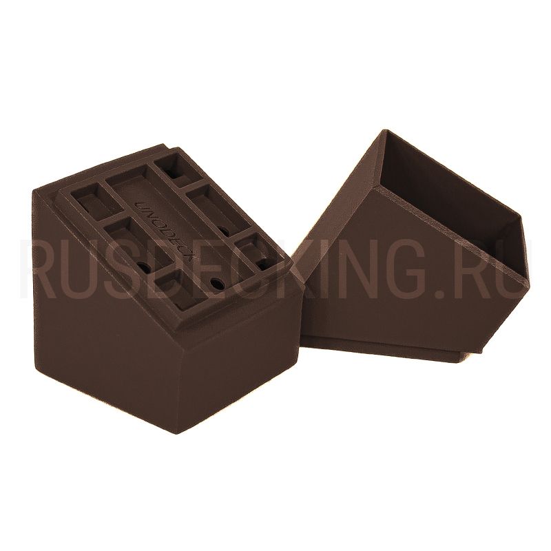 Крепление балясины наклонное RusDecking Unodeck Венге купить в Перми