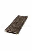 Террасная доска ДПК SaveWood, SW Salix (S) (T), Темно-коричневый