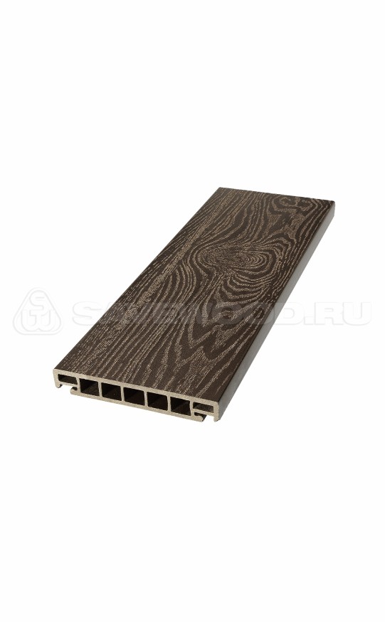 Террасная доска ДПК SaveWood, SW Salix (S) (T), Темно-коричневый купить в Перми