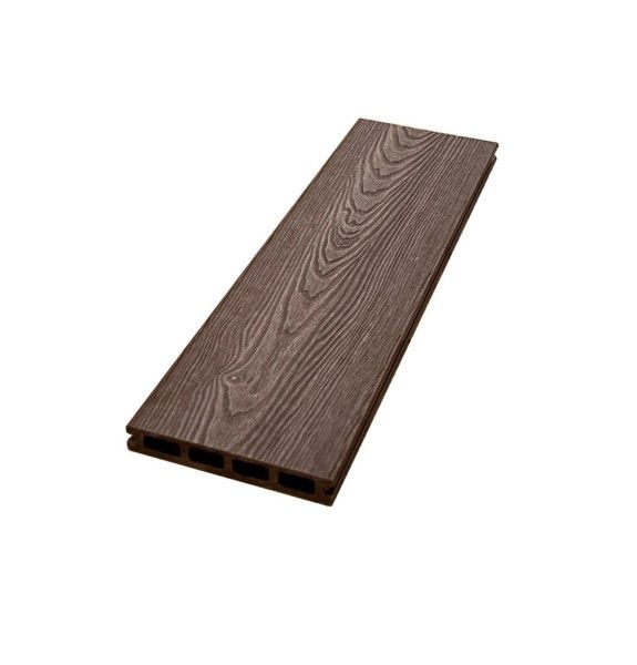 Террасная доска Ecodecking Комфорт 3D Шоколад купить в Перми