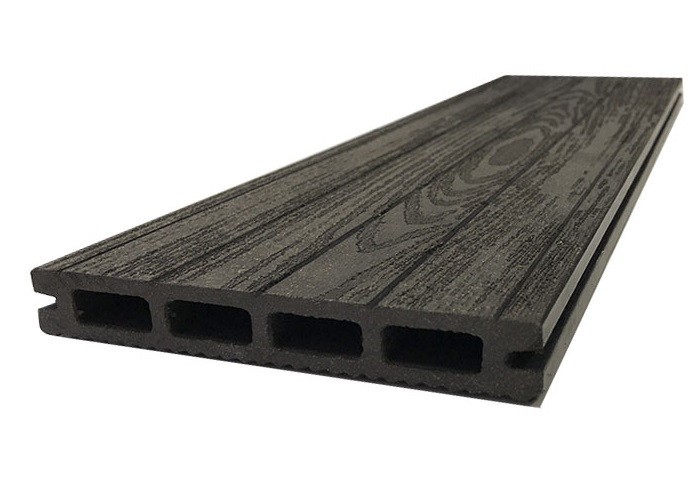 Доска террасная NanoWood «Standart» Derevo двусторонняя - Антрацит 150×26 см купить в Перми