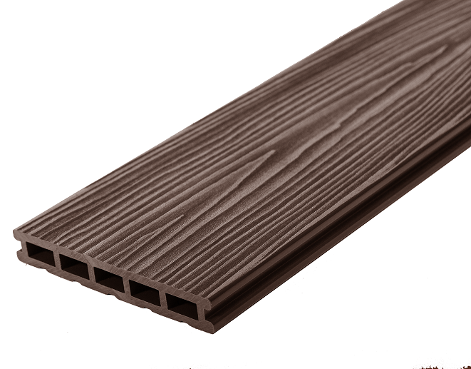Террасная доска из ДПК RusDecking Unodeck Mogano - Цвет Венге купить в Перми