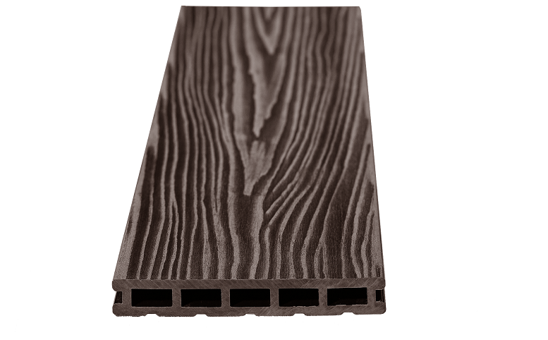 Террасная доска из ДПК RusDecking Unodeck Mogano - Цвет Венге купить в Перми