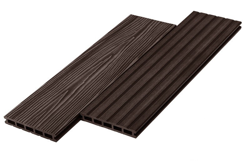 Террасная доска из ДПК RusDecking Unodeck Mogano - Цвет Венге купить в Перми