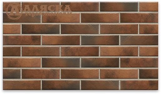Фасадные термопанели Аляска 24. Retro brick chili купить в Перми