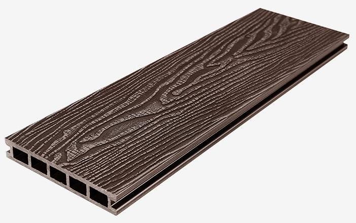 Террасная доска из ДПК RusDecking Unodeck Vintage - Цвет Венге купить в Перми