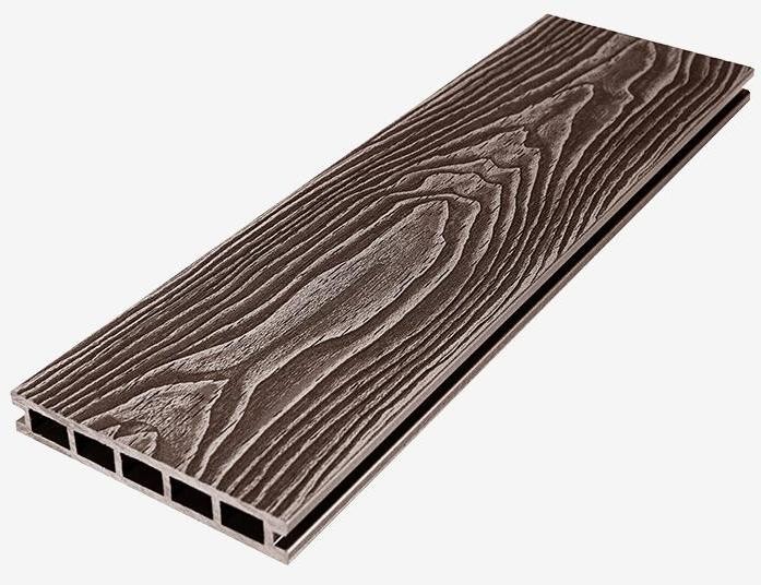 Террасная доска из ДПК RusDecking Unodeck Vintage - Цвет Венге купить в Перми