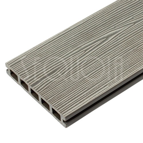 Доска террасная ДПК SEQUOIA, DUAL 3D WOOD, GRAY купить в Перми