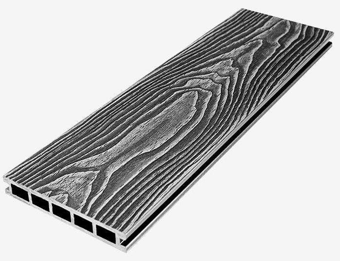 Террасная доска из композитного материала RusDecking Unodeck Vintage - Цвет Графит купить в Перми