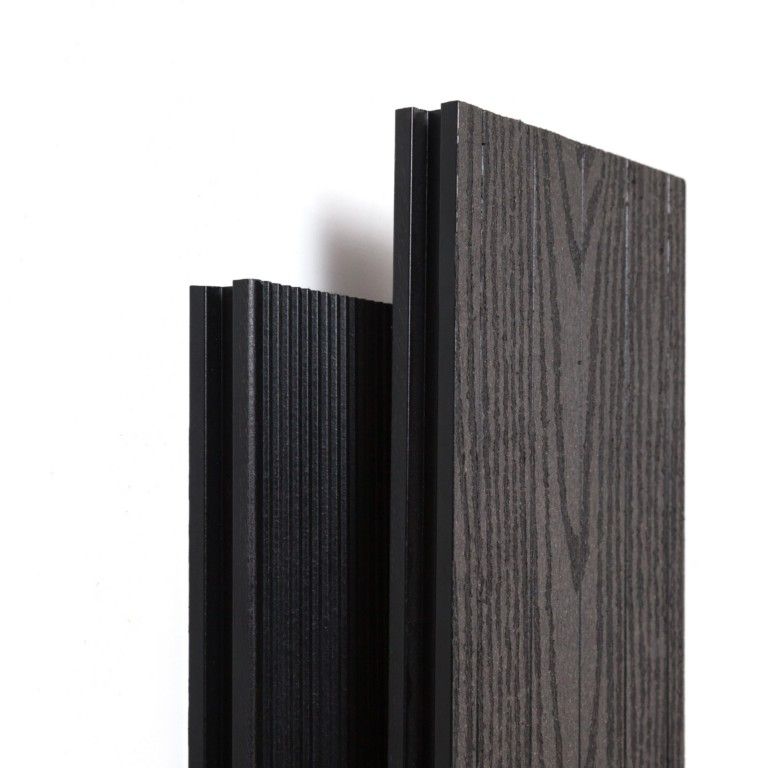 Террасная доска Ecodecking Техно плюс Графит купить в Перми