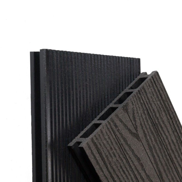 Террасная доска Ecodecking Техно плюс Графит купить в Перми