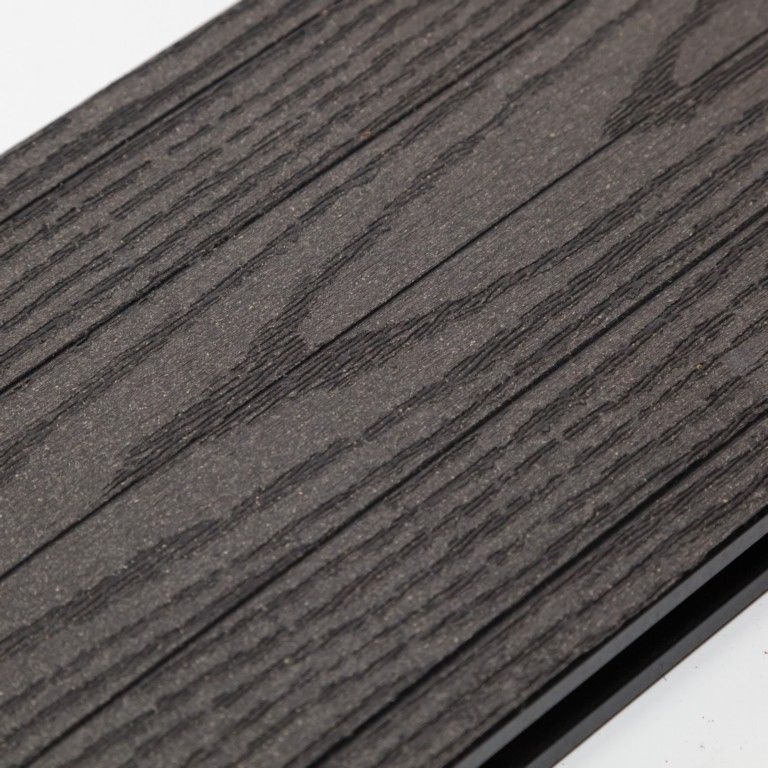 Террасная доска Ecodecking Техно плюс Графит купить в Перми