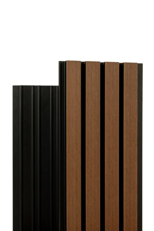 Реечная фасадная панель Ecodecking Скай Коэкструзия Тик купить в Перми