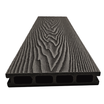 Террасная доска ДПК NanoWood 3D Double Антрацит